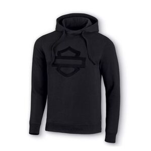 Harley-Davidson Embossed Logo Pullover Hoodie, Black Size 3XL Slim - 99033-20VM